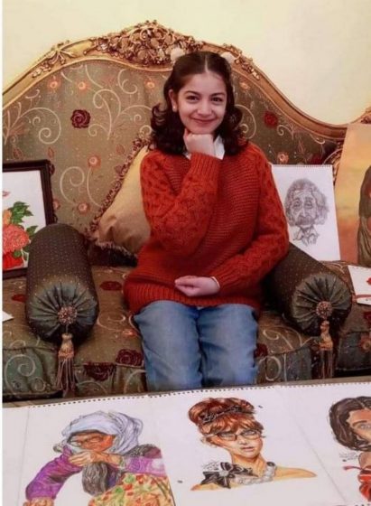 الصورة البارزة لمقالة «شهد المهدي فنانة تشكيلية في سن العاشرة»