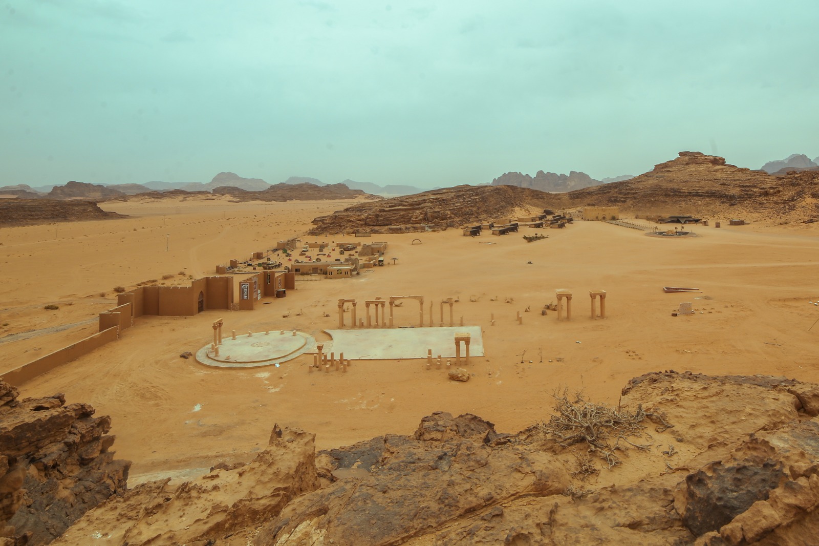 Roman Theatre in Sinam Camp Wadi Rum