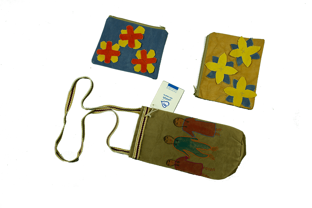Ladies on a bag
