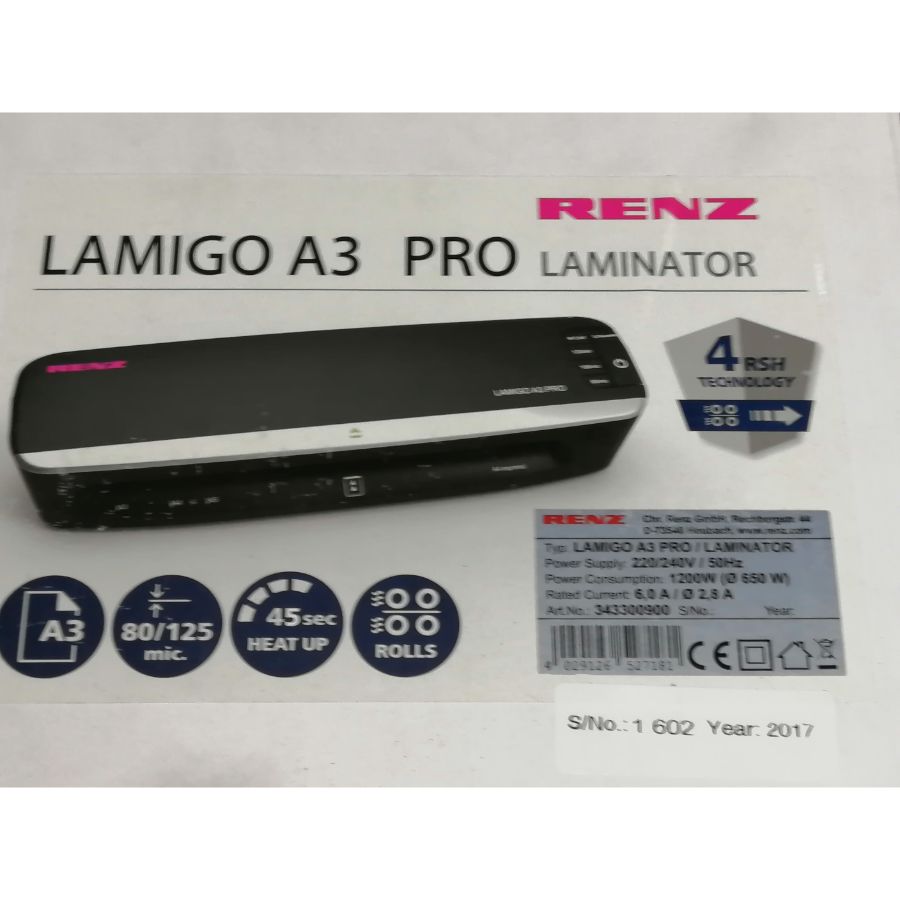 ماكينة جلاتين حراري RENZ LAMIGO A3 PRO